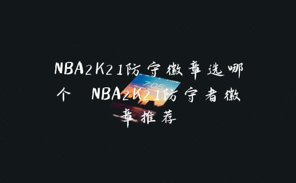 NBA2K21防守徽章选哪个 NBA2K21防守者徽章推荐