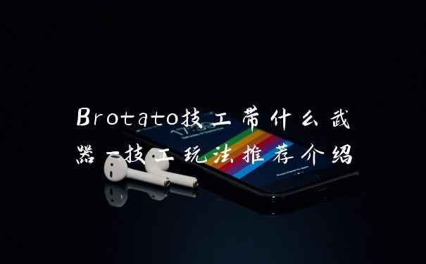 Brotato技工带什么武器-技工玩法推荐介绍