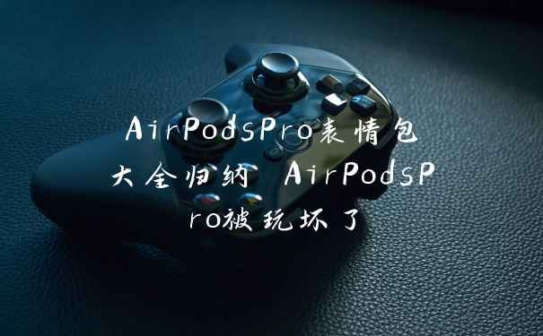 AirPodsPro表情包大全归纳 AirPodsPro被玩坏了