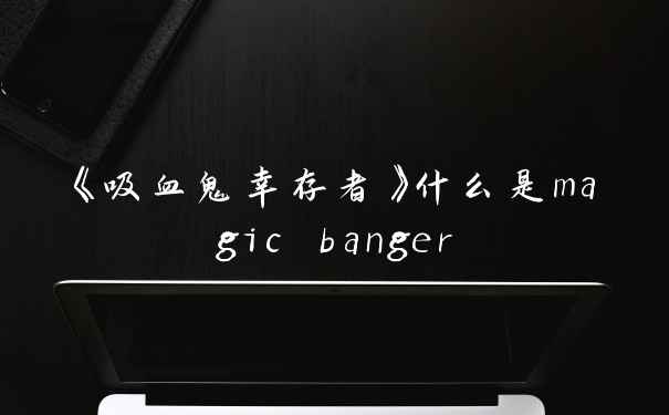 《吸血鬼幸存者》什么是magic banger