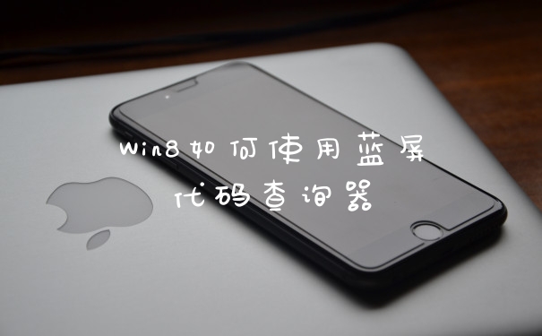 Win8如何使用蓝屏代码查询器