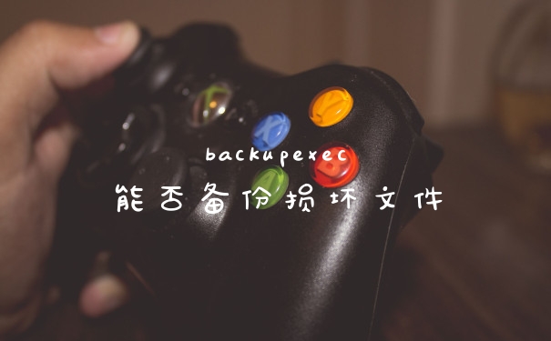 backupexec能否备份损坏文件