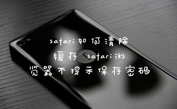 safari如何清除缓存 safari浏览器不提示保存密码