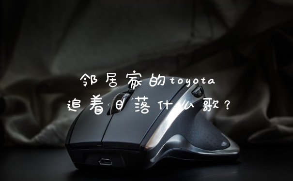 邻居家的toyota追着日落什么歌？