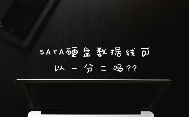 SATA硬盘数据线可以一分二吗??