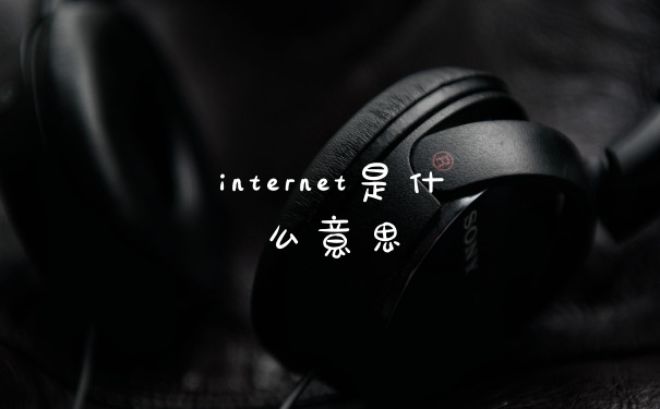 internet是什么意思