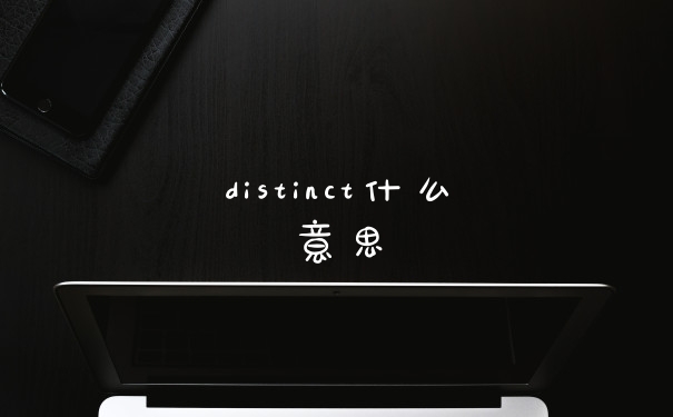 distinct什么意思