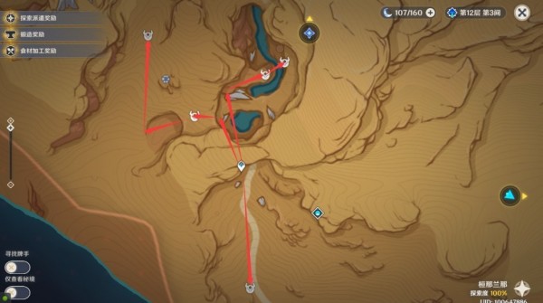 原神丘丘游侠分布图 原神3.6丘丘游侠速刷路线图攻略