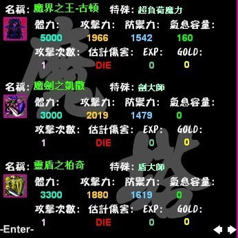 新新魔塔2怪物参数汇总 新新魔塔2怪物图鉴